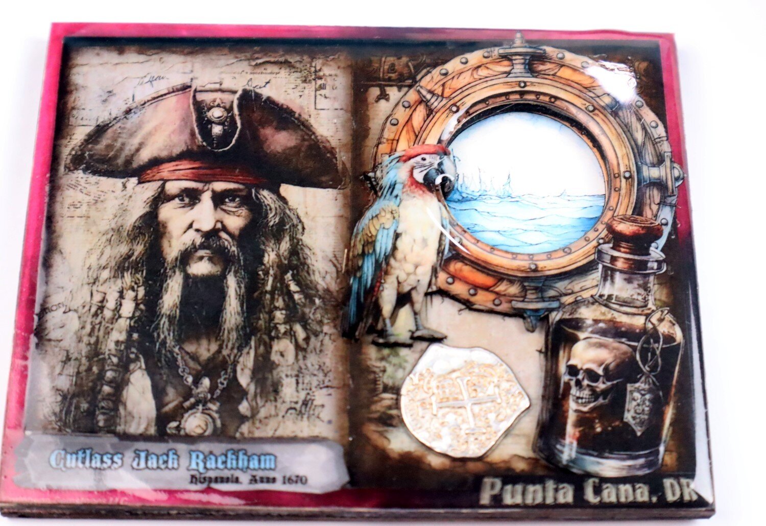 3d Pirate Souvenir Fridge Magnet & Photo Frame – Punta Cana, Dominican Republic – photo 7