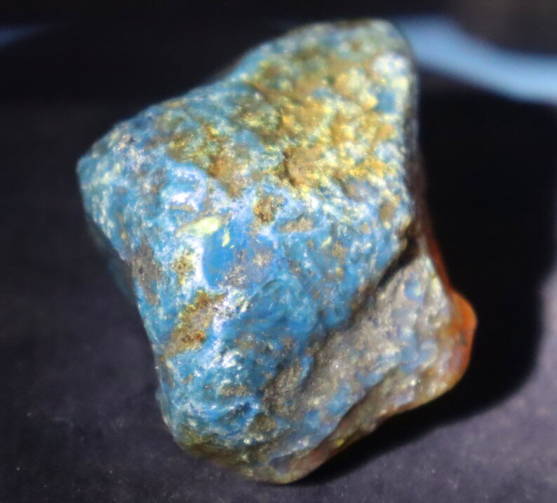 Impressive Natural Dominican Clear Light Blue Green Amber Rough Specimen 56mm 38g