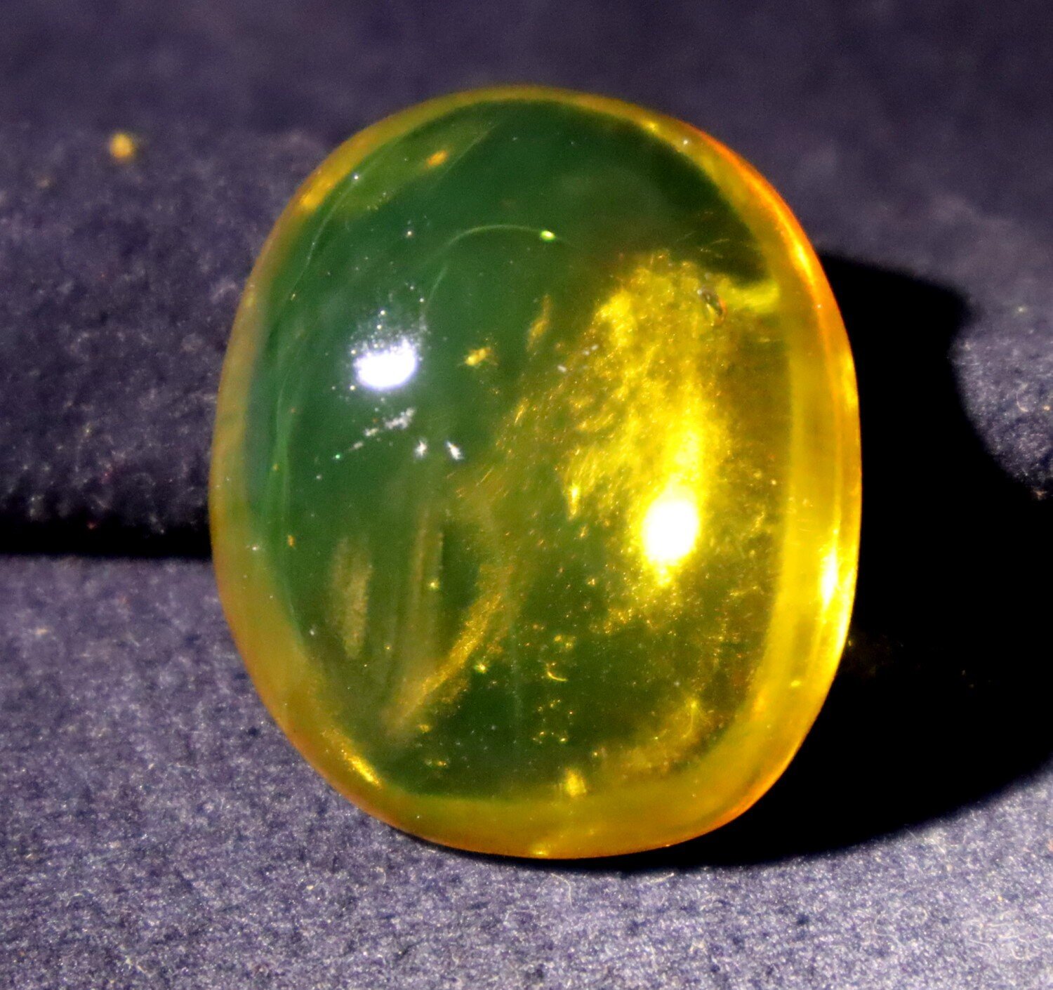 Natural Dominican Amber Polished Stone 5.3 grams 30mm – photo 6