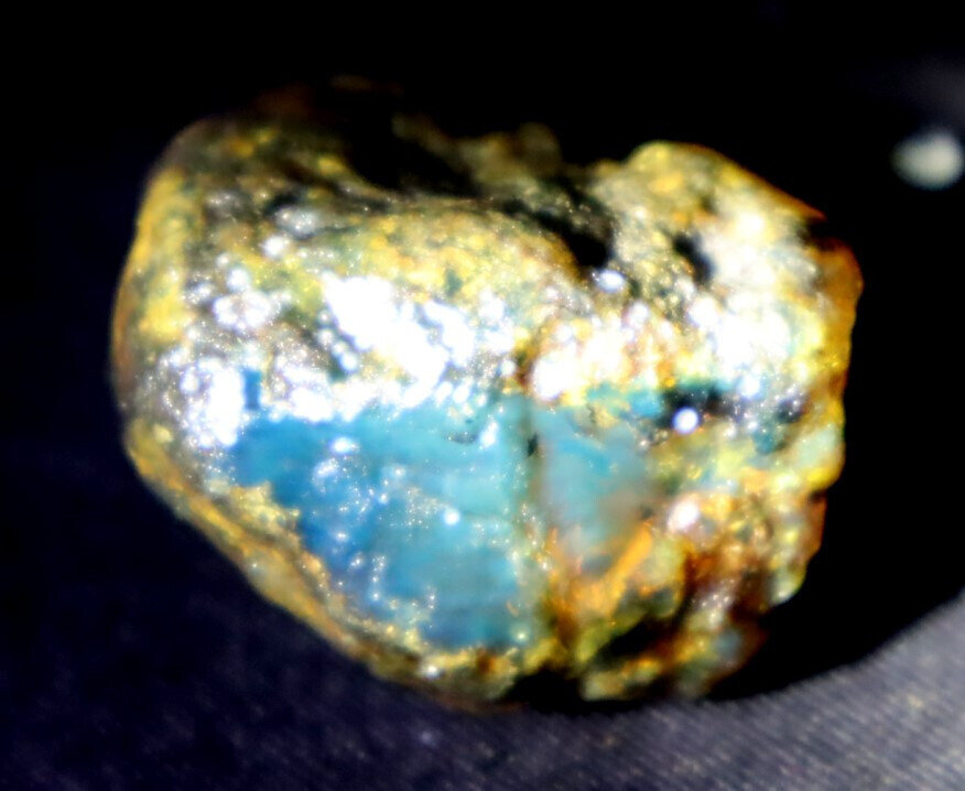 Finest Natural Dominican Clear Sky Blue Amber Rough Specimen 35mm 14.5g – photo 6