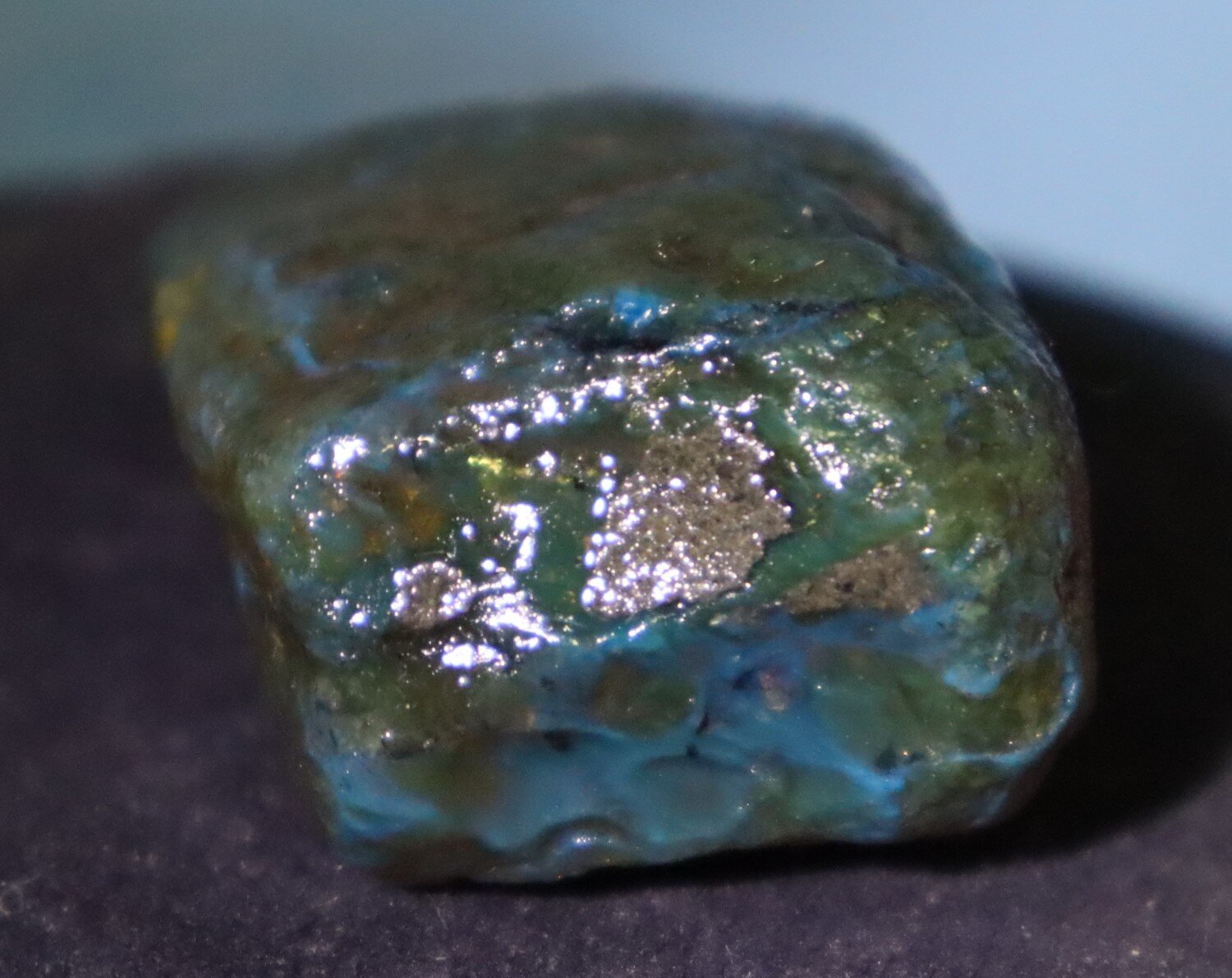 Outstanding Natural Dominican Clear Green Blue Amber Rough Specimen 76mm 52g – photo 3
