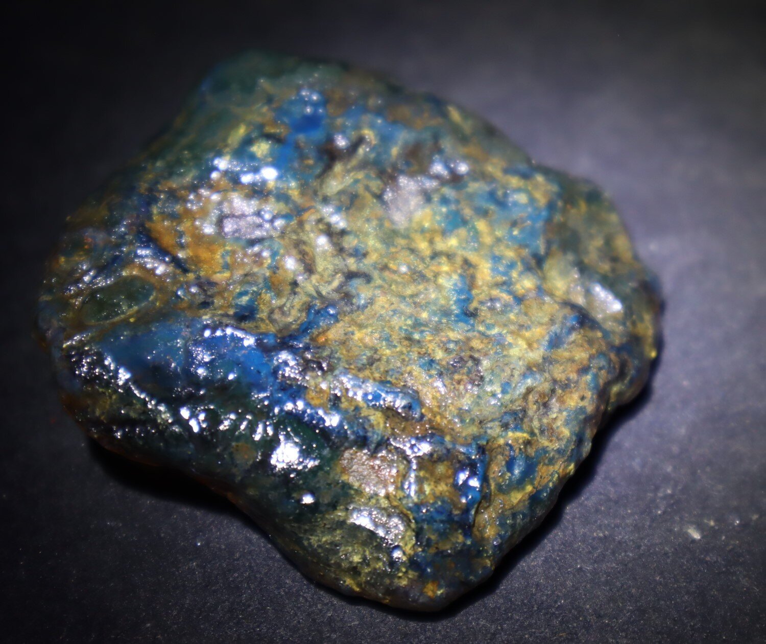 Impressive Natural Dominican Clear Green Blue Amber Rough Specimen 53mm 27.6g – photo 3