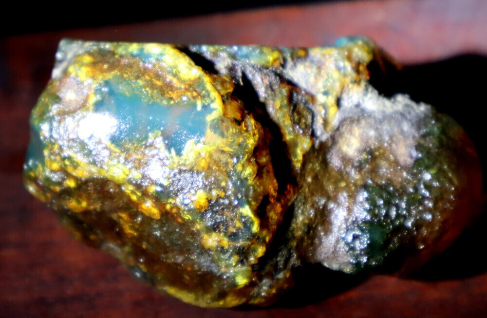 Finest Natural Dominican Crystal Clear Light Blue Amber Rough Specimen 68mm 41g – photo 7