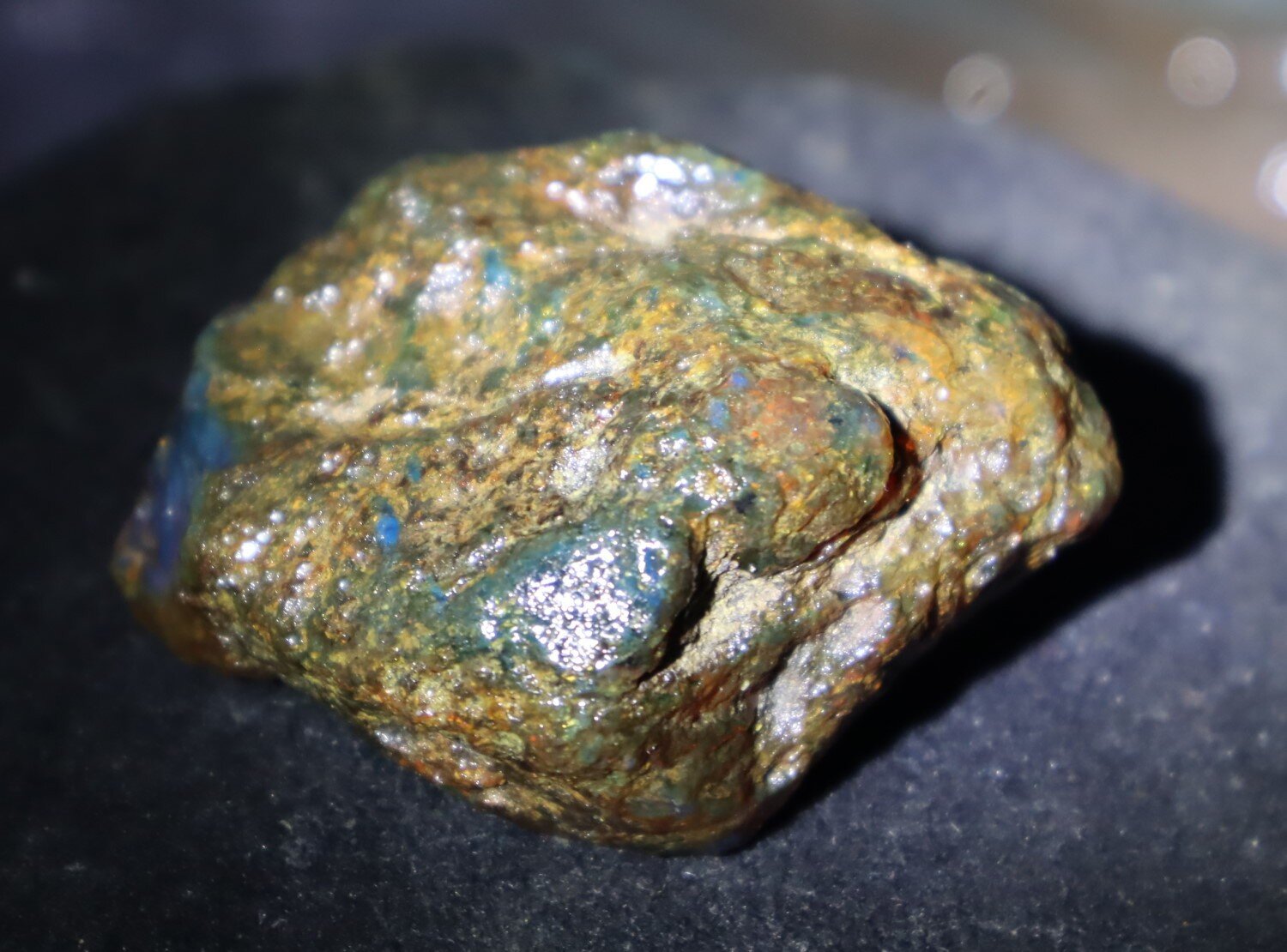 Outstanding Natural Dominican Clear Ocean Blue Amber Rough Specimen 60mm 33.6g – photo 6