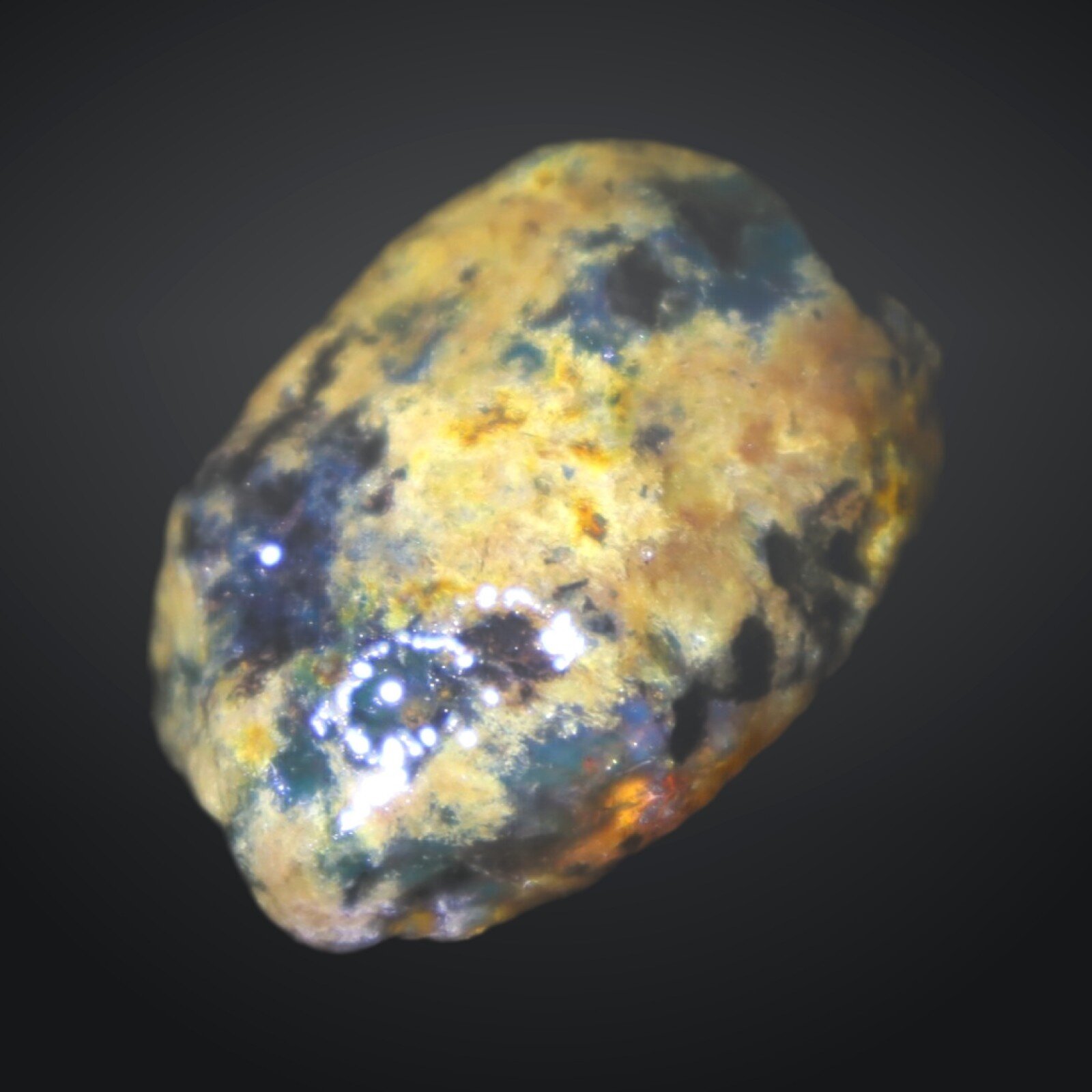Fine Rare Green Blue Dominican Amber Rough Specimen Chunk 39mm 15.2g – photo 7