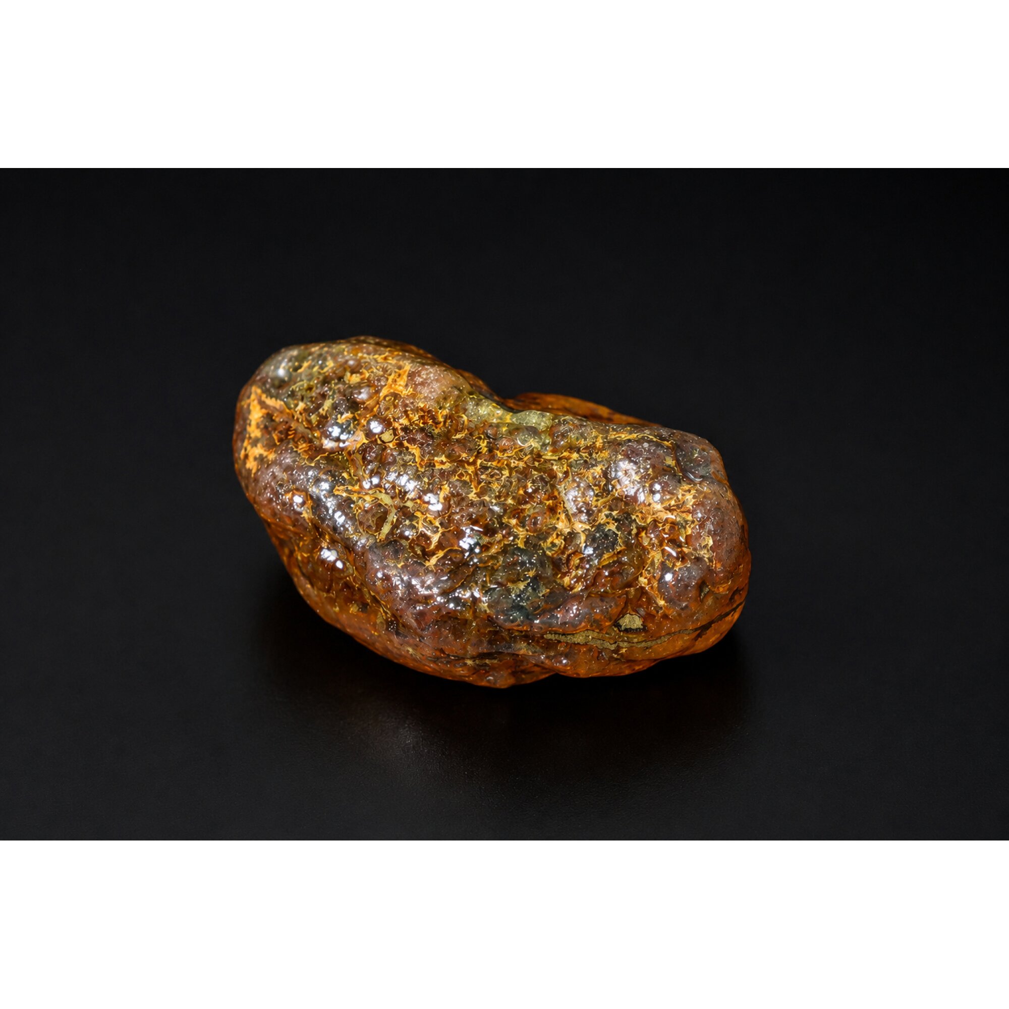 Clear orange yellow Natural Dominican Amber rough Specimen 47 mm – photo 2