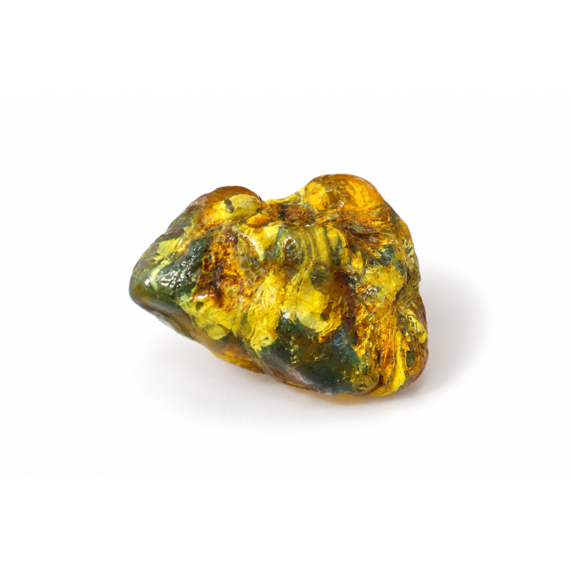 Clear butterscotch blue Natural Dominican Amber rough Specimen 37 mm – photo 6