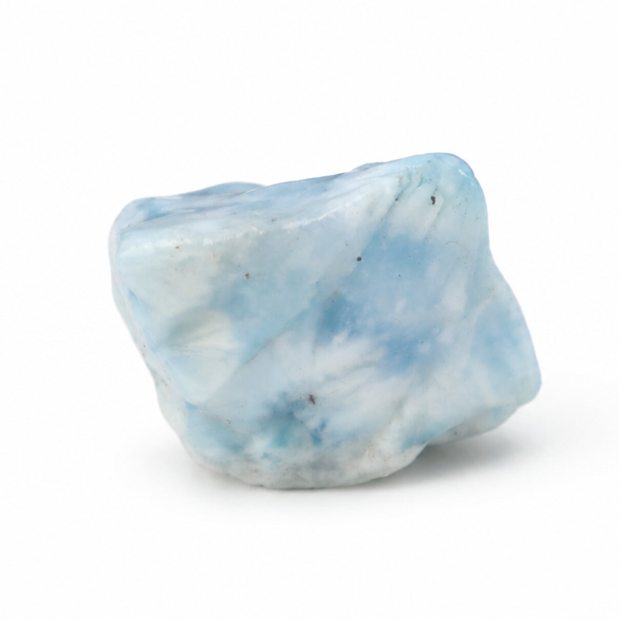 light blue Natural Dominican Larimar chunk Rough Specimen 31 mm