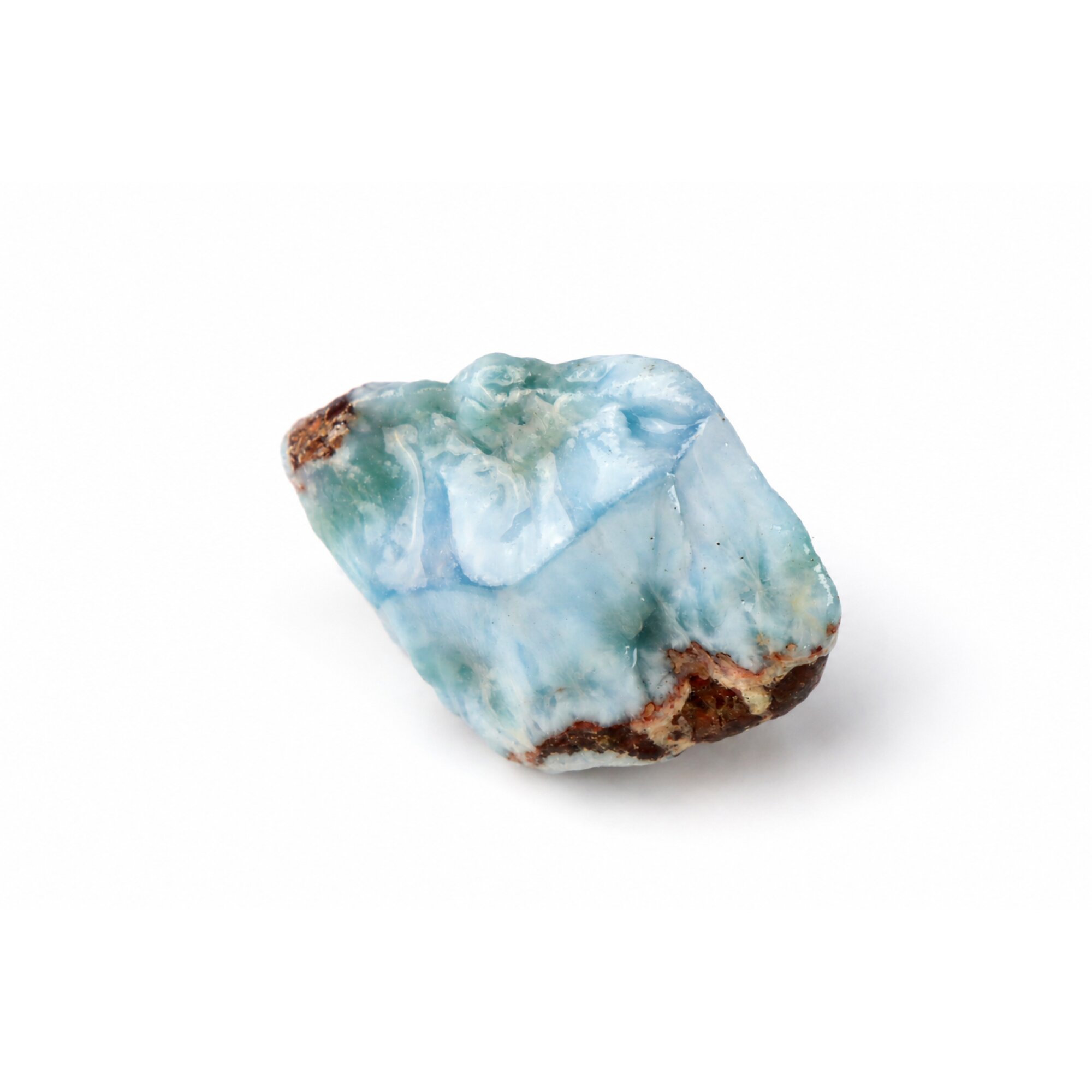 ocean blue Natural Dominican Larimar chunk Rough Specimen 47 mm – photo 4