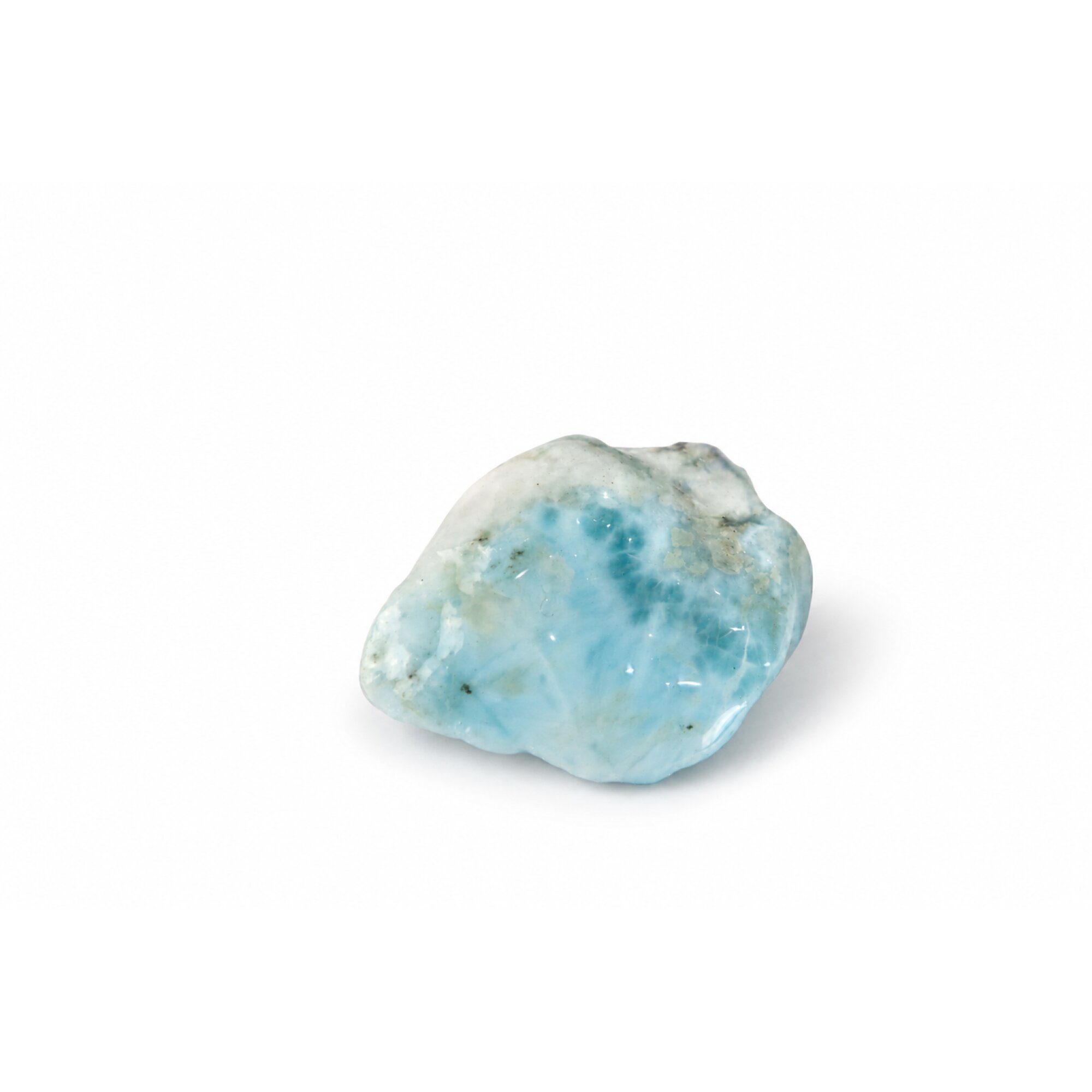ocean blue Natural Dominican Larimar chunk Rough Specimen 32 mm – photo 2