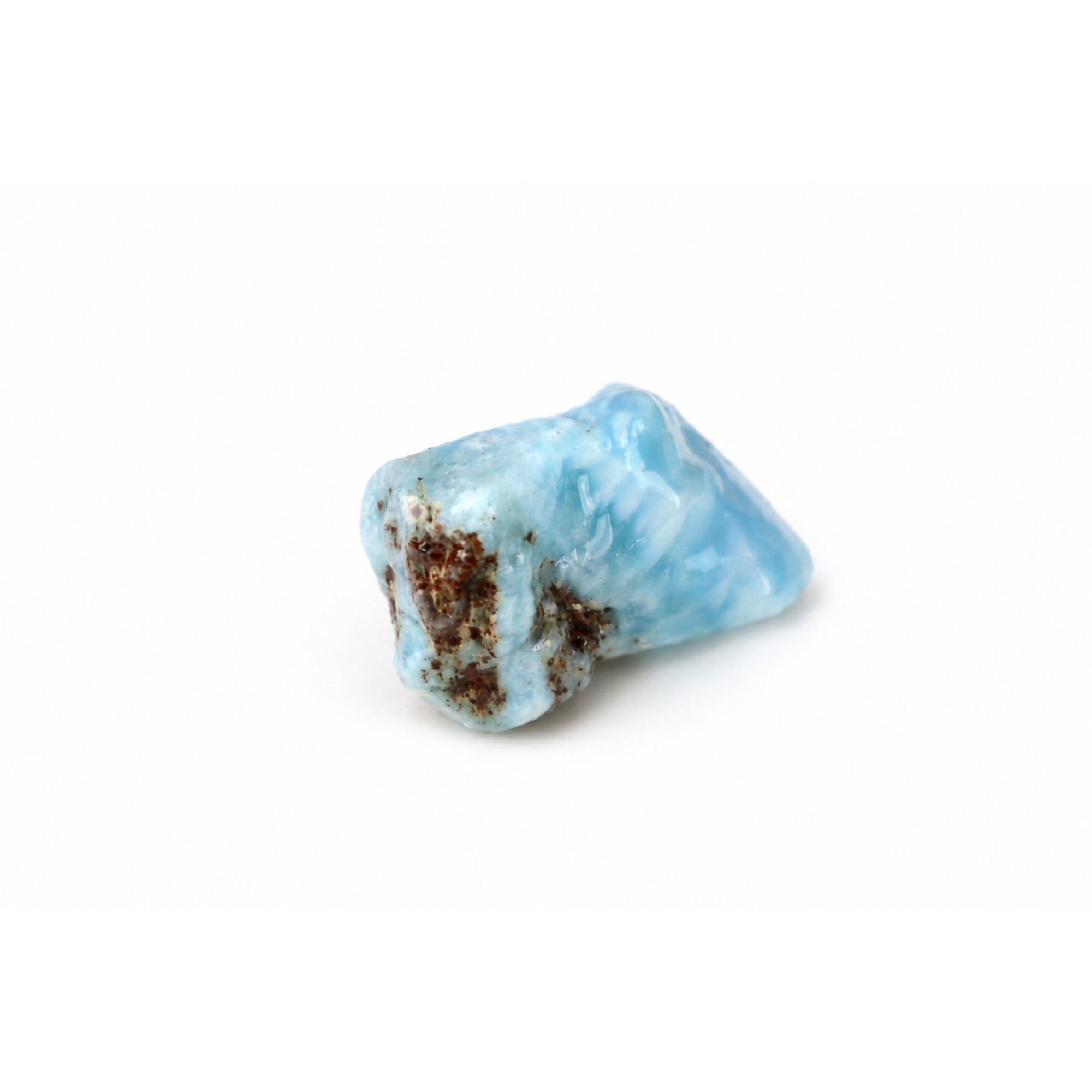 sky blue Natural Dominican Larimar chunk Rough Specimen 34 mm – photo 4