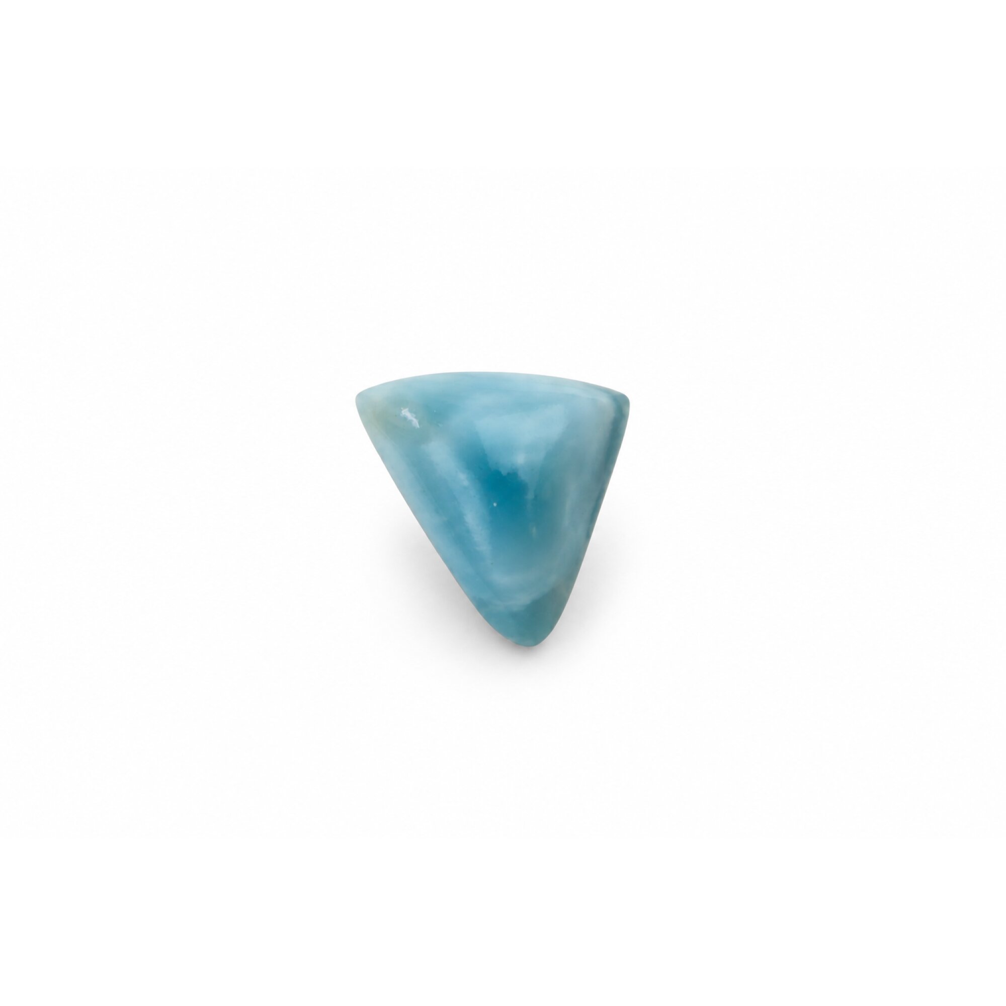 Genuine Handcrafted Polished: Natural Dominican Larimar Cabochon 21mm – photo 4