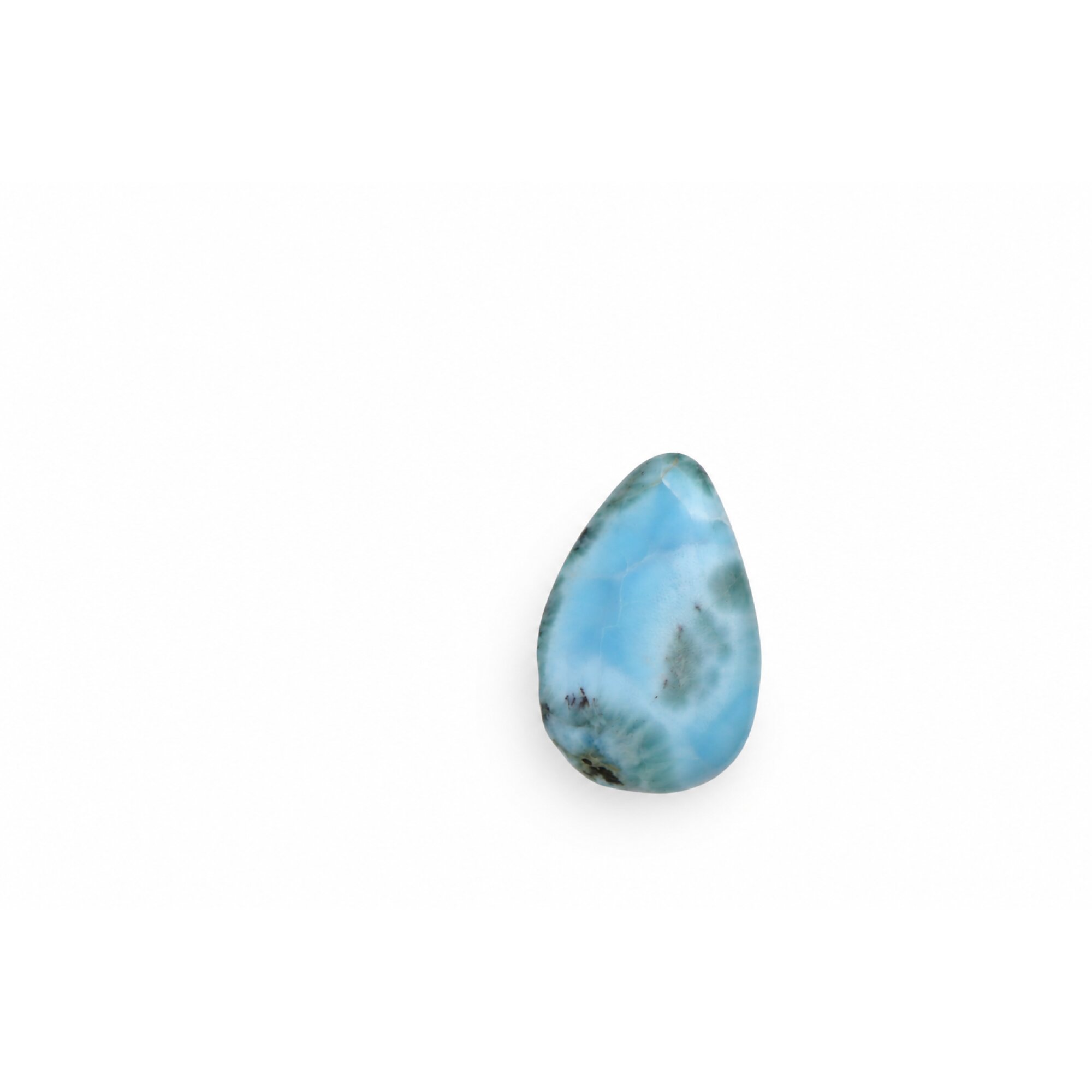 Handmade green blue larimar Polished 31mm – photo 4