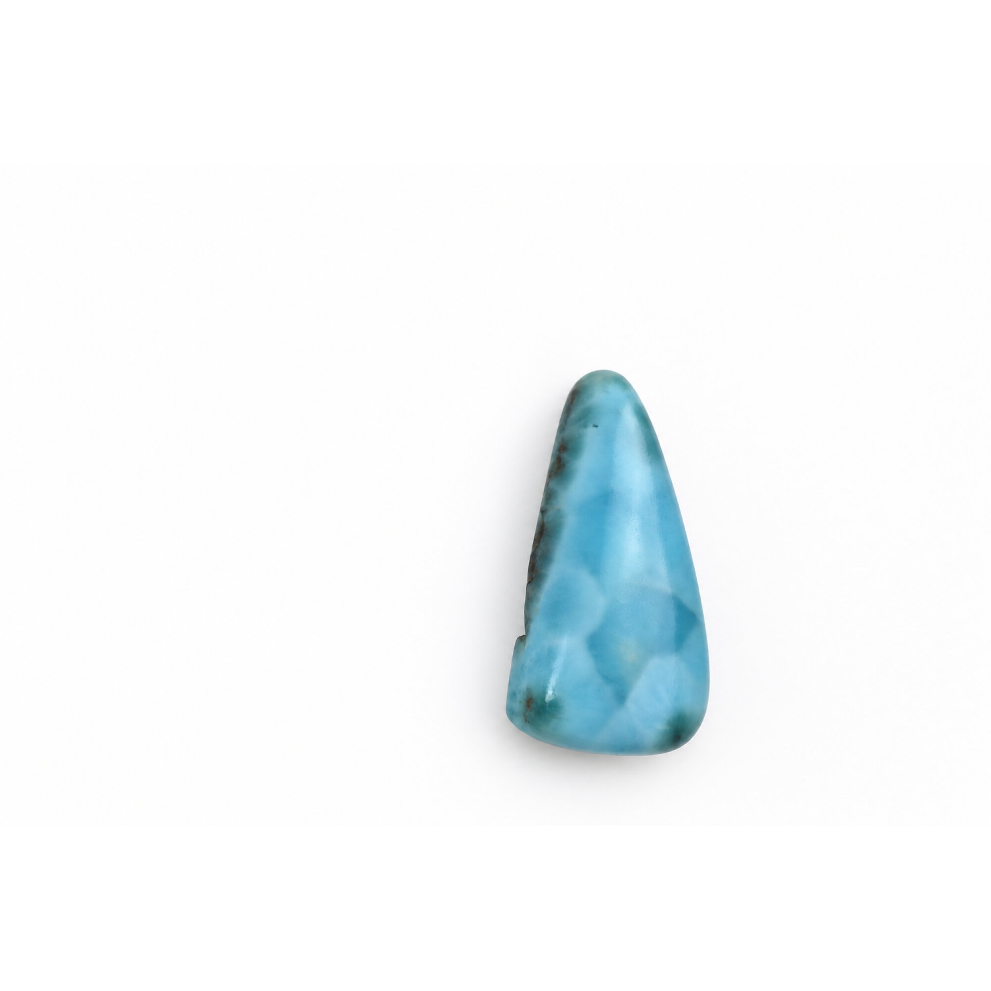Expertly Crafted sky blue larimar Polished 37mm – photo 3