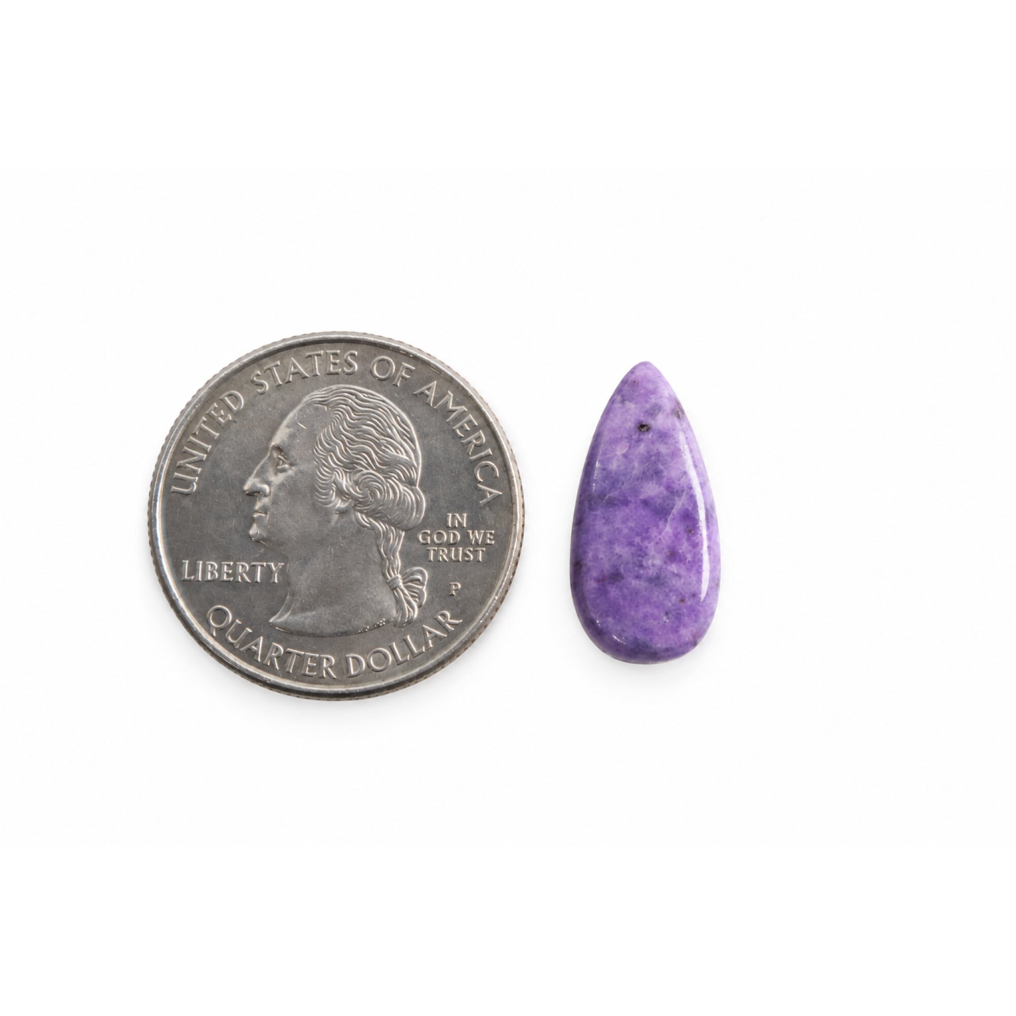 Authentic purple sugilite cabochon 19mm – photo 3