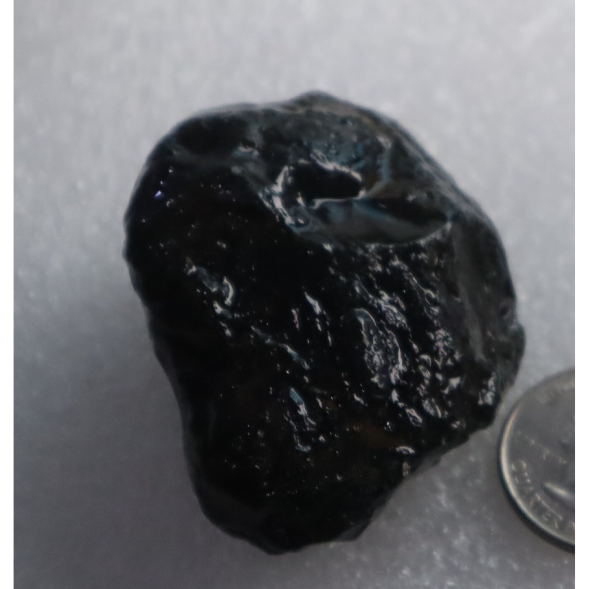 Authentic green blue rough specimen Dominican amber 55mm – photo 14