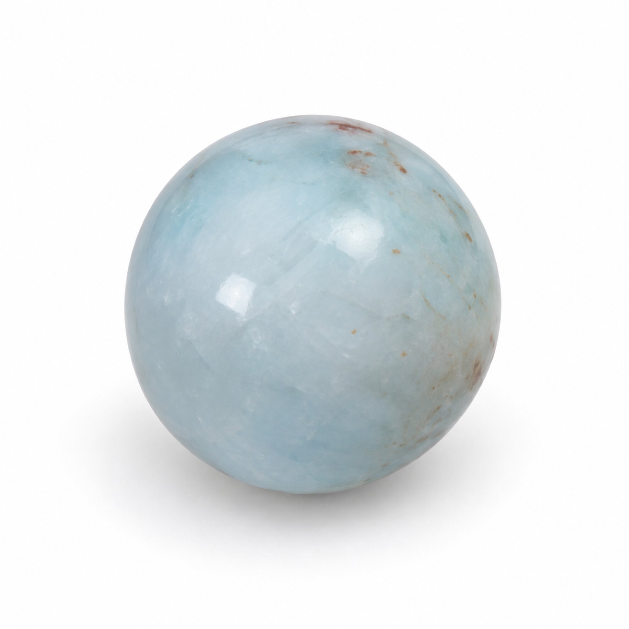 Authentic light blue Dominican Larimar bead 10.5mm – photo 2