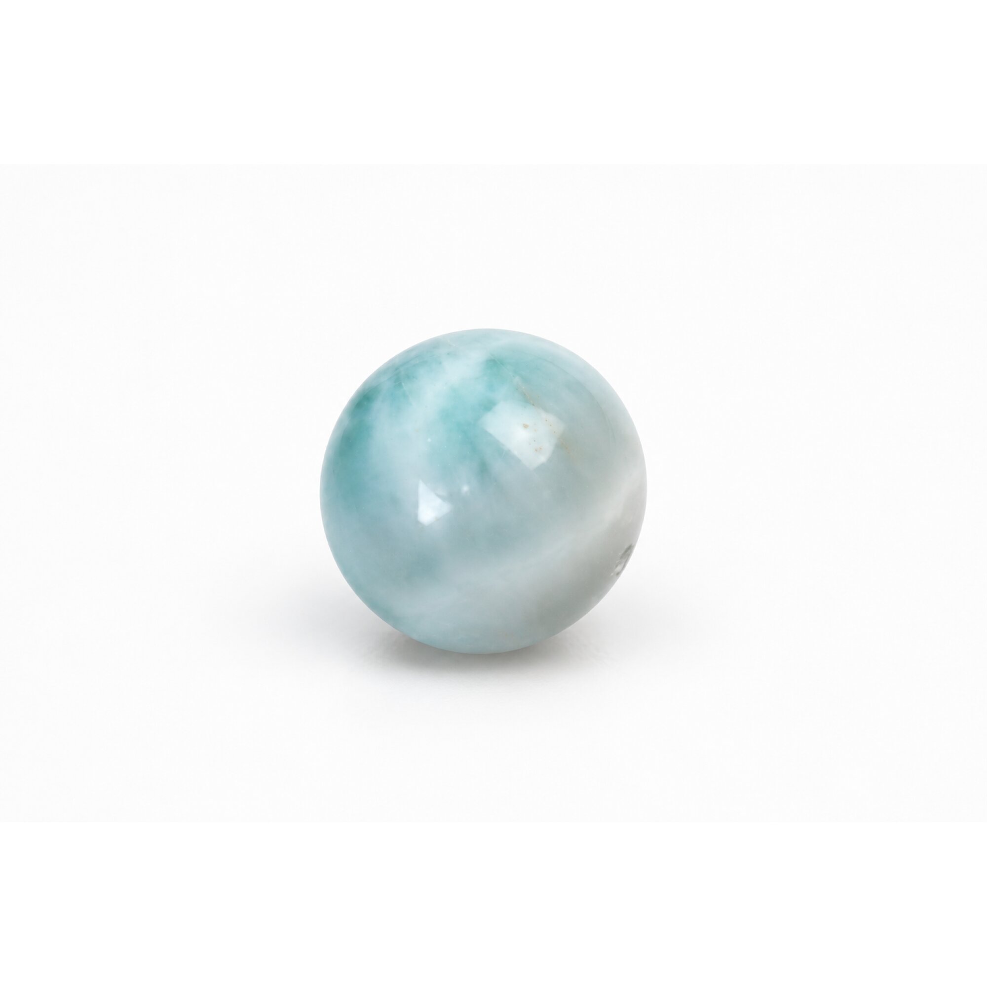 Authentic sky blue Dominican Larimar bead 16.6mm – photo 3