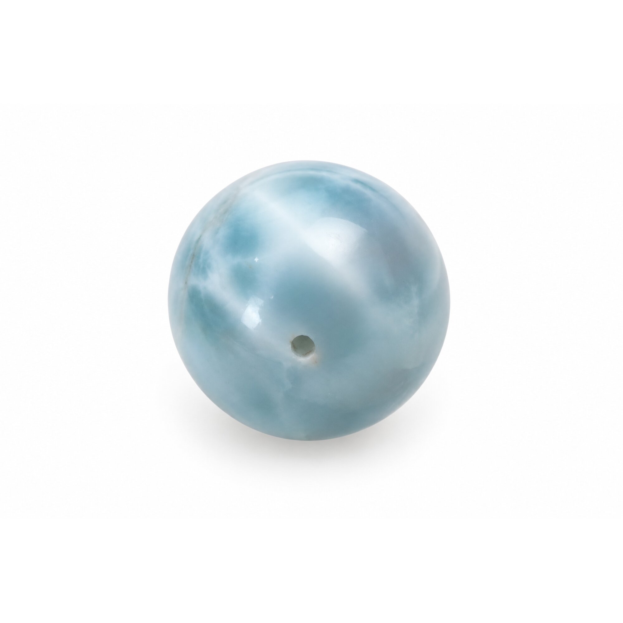 Genuine sky blue Dominican Larimar bead 16.5mm – photo 5