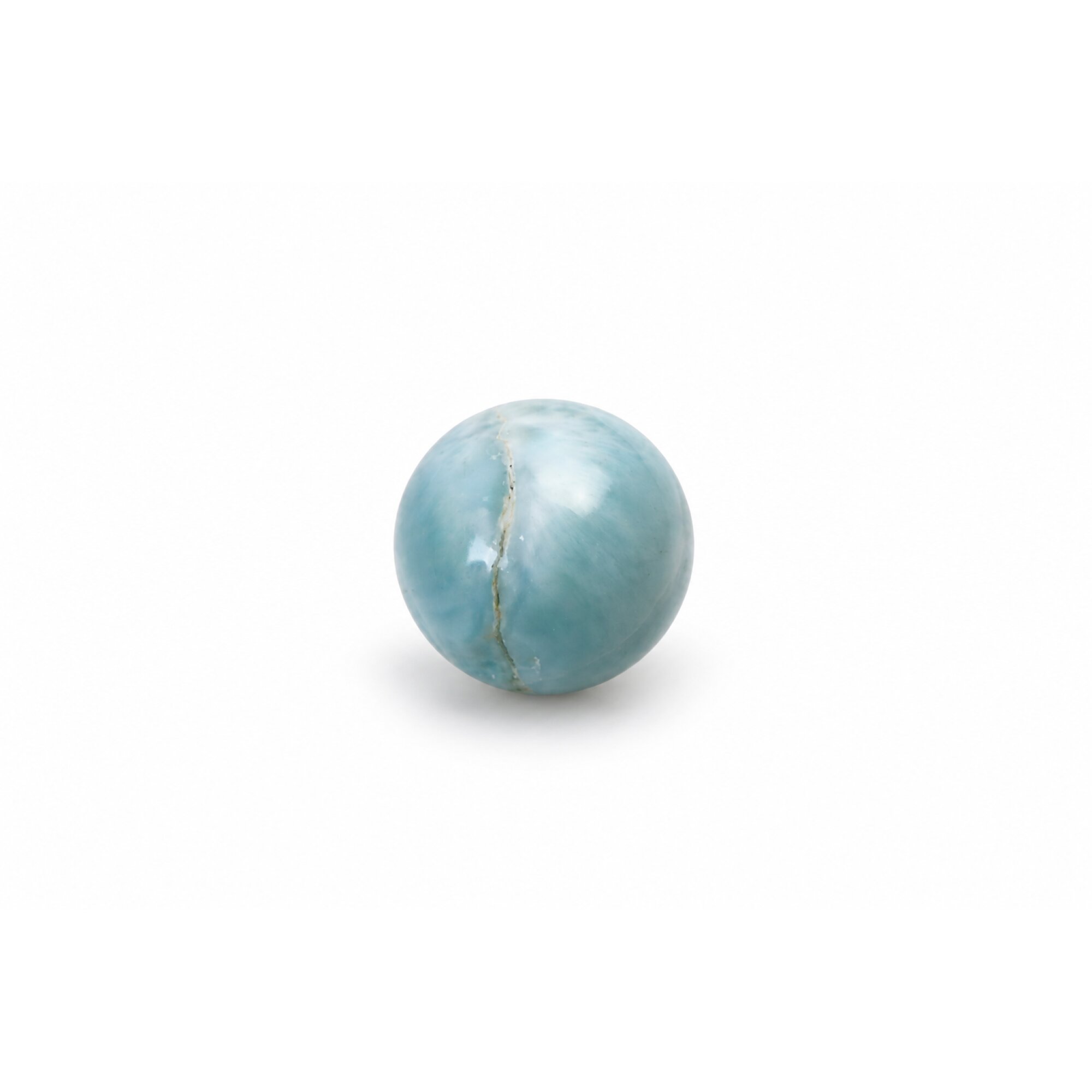 Genuine light blue Dominican Larimar bead 16.2mm – photo 5