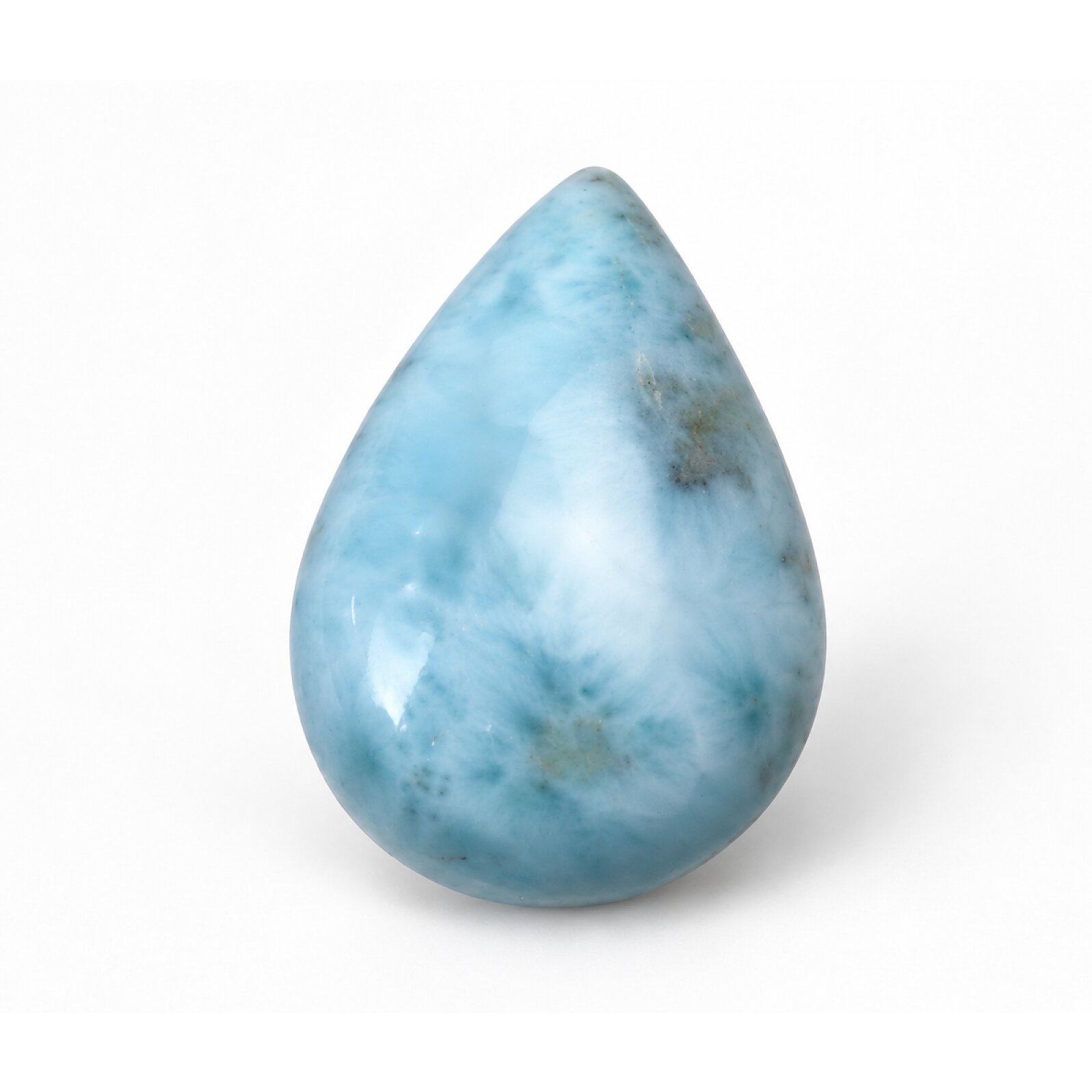 Authentic light blue Dominican Larimar cabochon 26mm