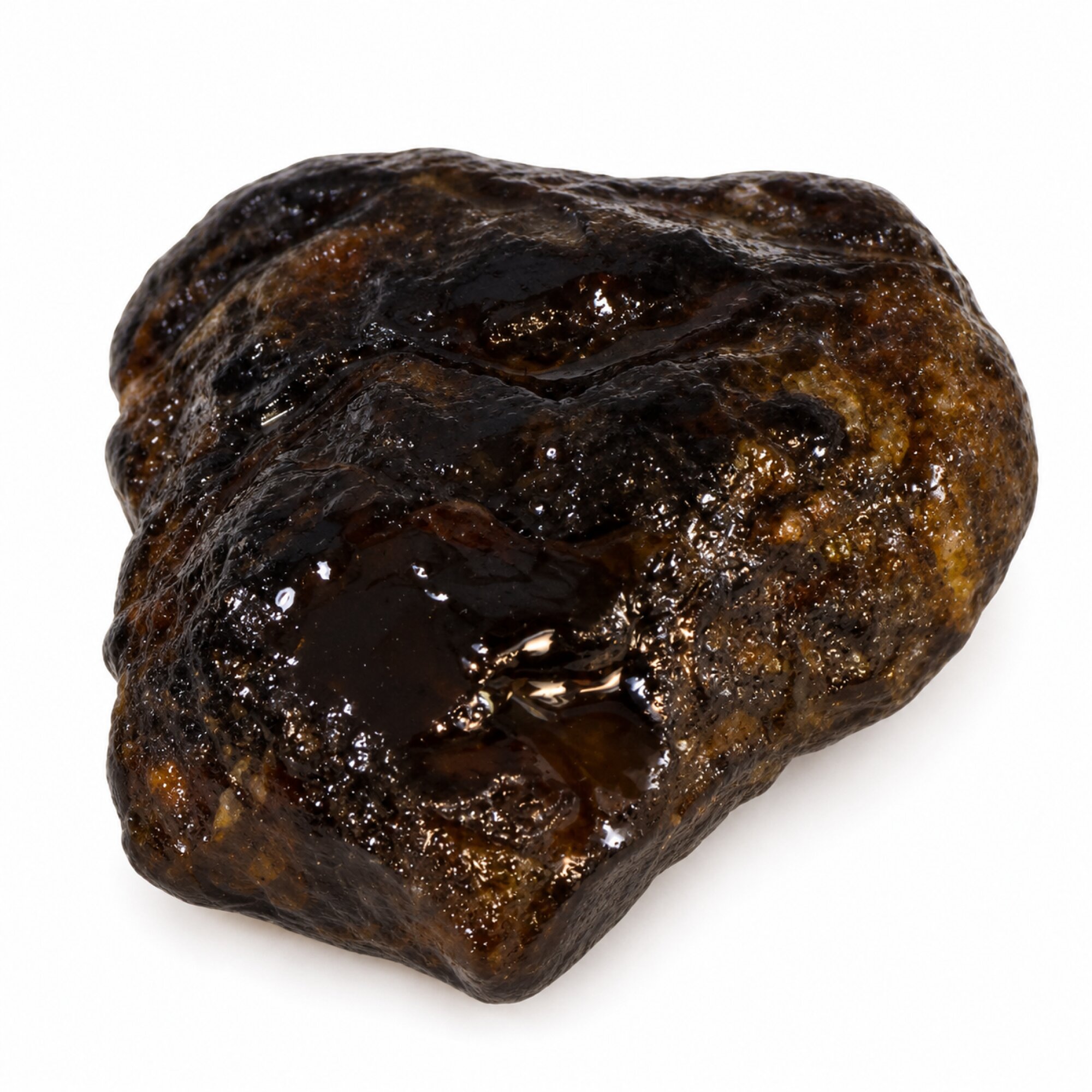 Genuine green cognac blue rough specimen Dominican amber 20.3g – photo 3