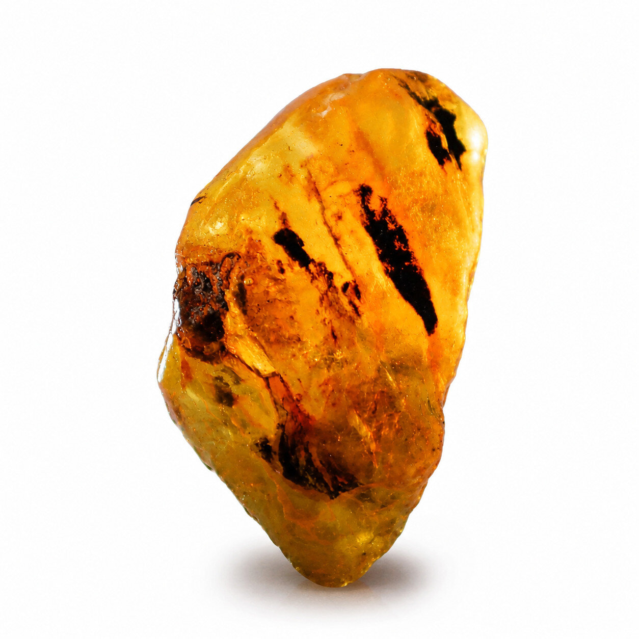Natural Multicolor Blue Dominican Amber Rough Specimen Chunk 59mm 24.4g – photo 7