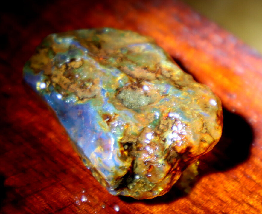 Lovely Natural Dominican Crystal Clear Sky Blue Amber Rough Specimen 40mm 10.5g – photo 6