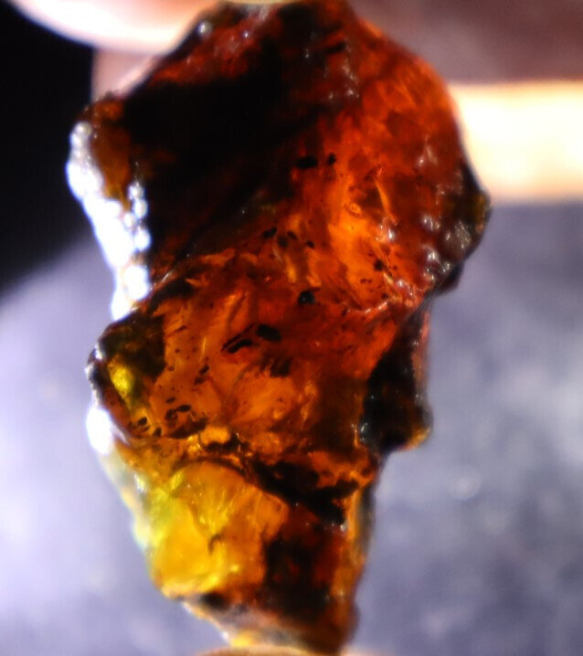 Lovely Natural Dominican Translucent Sky Blue Amber Rough Specimen 42mm 13.2g – photo 10