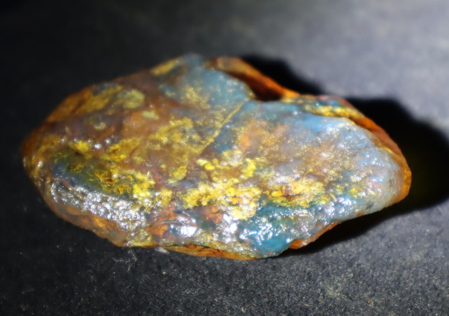 Natural Dominican Blue Green Amber Rough Specimen 60mm 20.5g Clear – photo 6