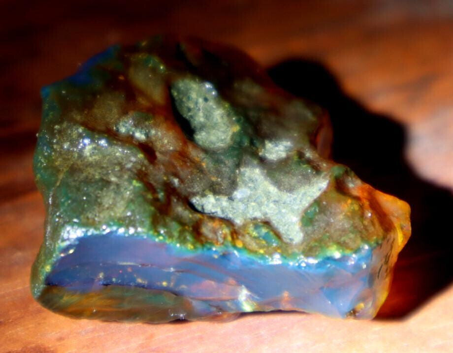Finest Natural Dominican Clear Sky Blue Amber Rough Specimen 32mm 7.5g – photo 7