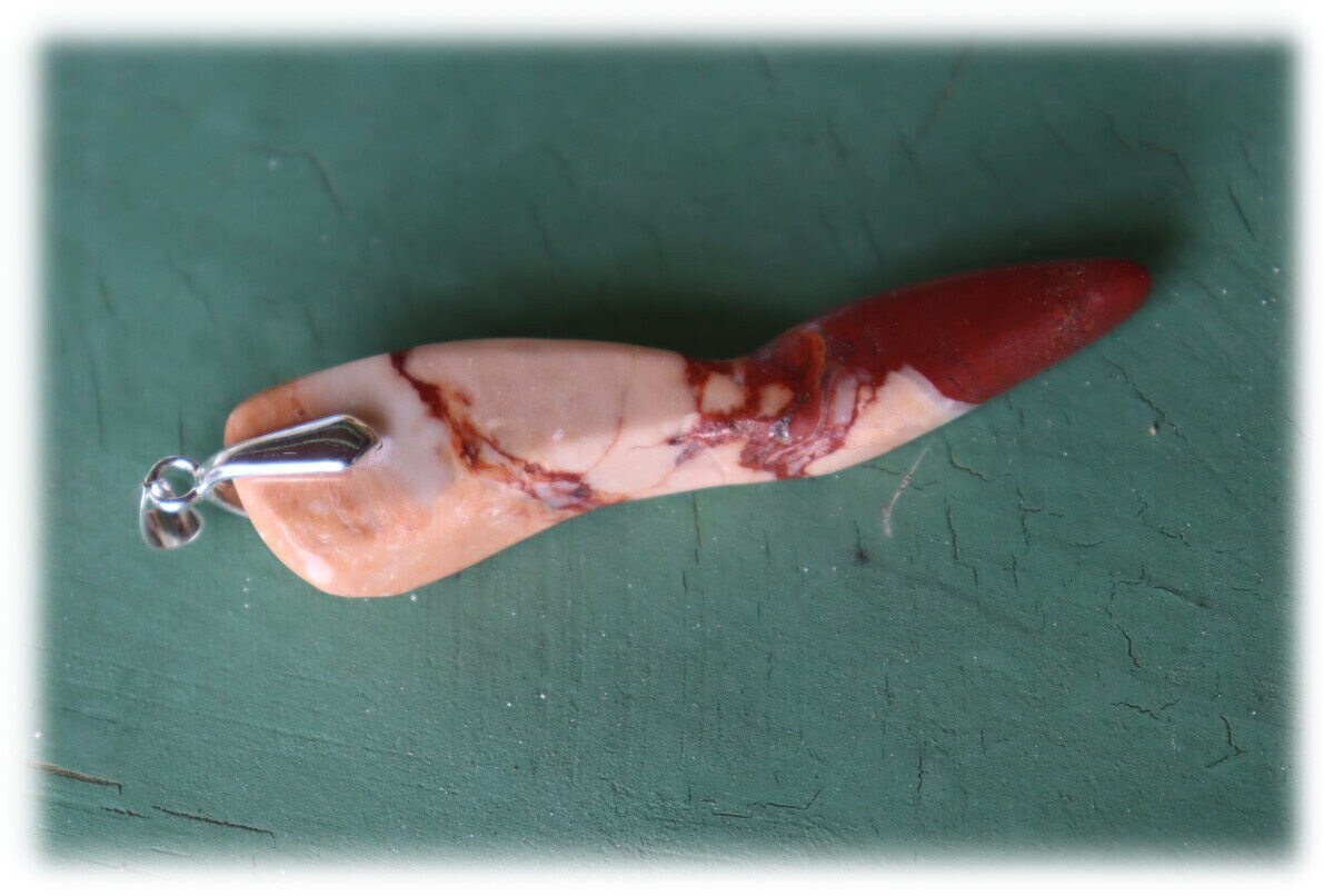 Biggest 3.5 Inch Natural Pink Red Jasper Pendant 83mm 95CT free cord – photo 5