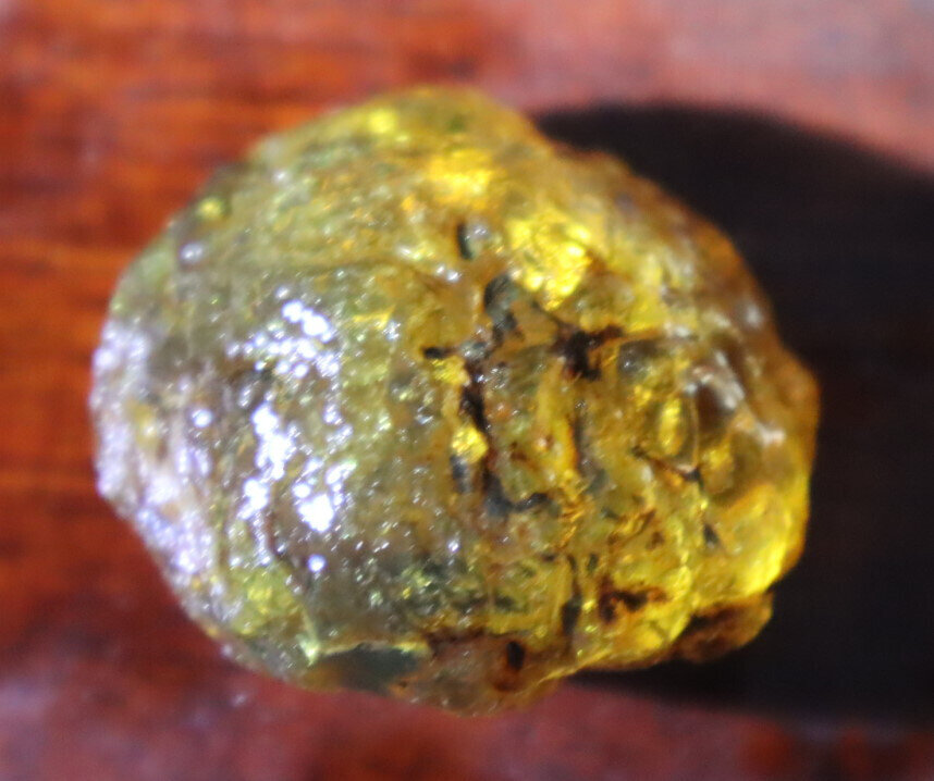 Natural Dominican Crystal Clear Light Blue Yellow Amber Rough Specimen 40mm 20.5 – photo 6