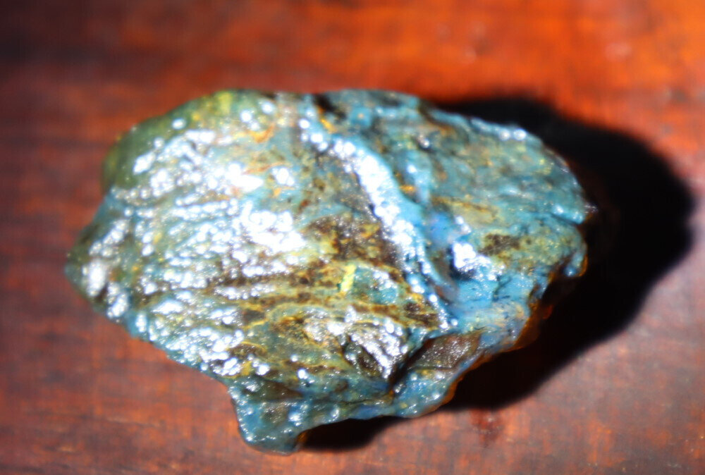 Exquisite Natural Dominican Clear Sky Blue Amber Rough Specimen 48mm 13.7g – photo 6