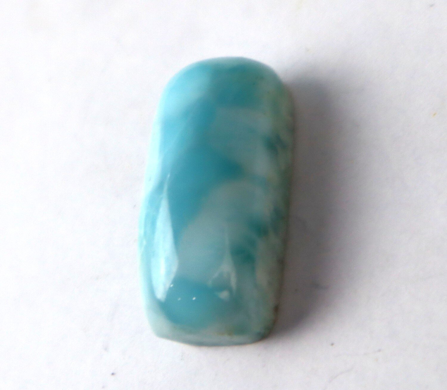 Charming Design Natural Sky Blue Larimar Cabochon 24mm – photo 5
