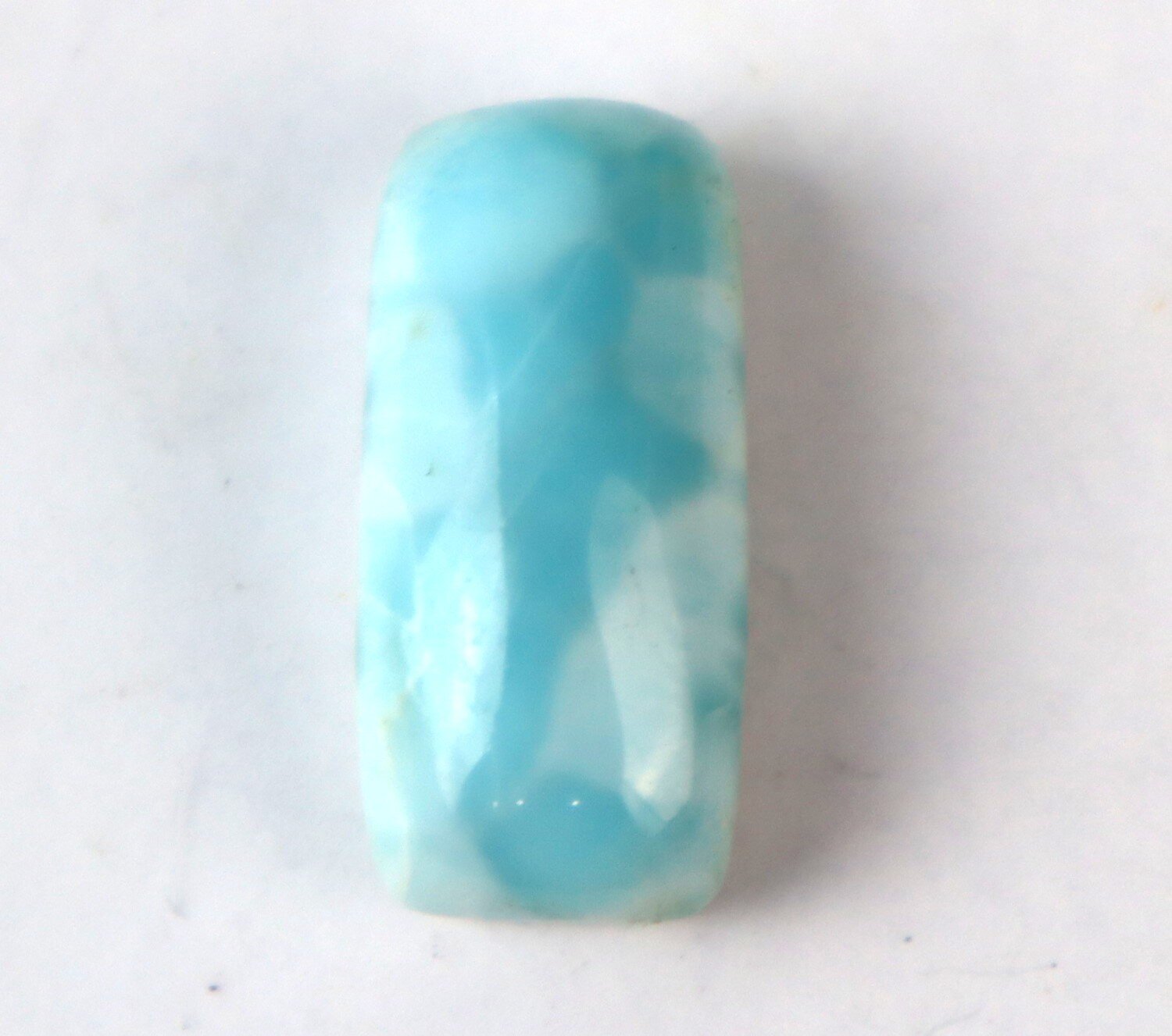 Charming Design Natural Sky Blue Larimar Cabochon 24mm – photo 7